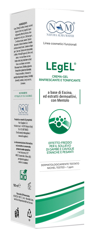 LEGEL CREMA-GEL RIFRESCANTE E TONIFICANTE PER GAMBE 150 ML - FARMACIA33