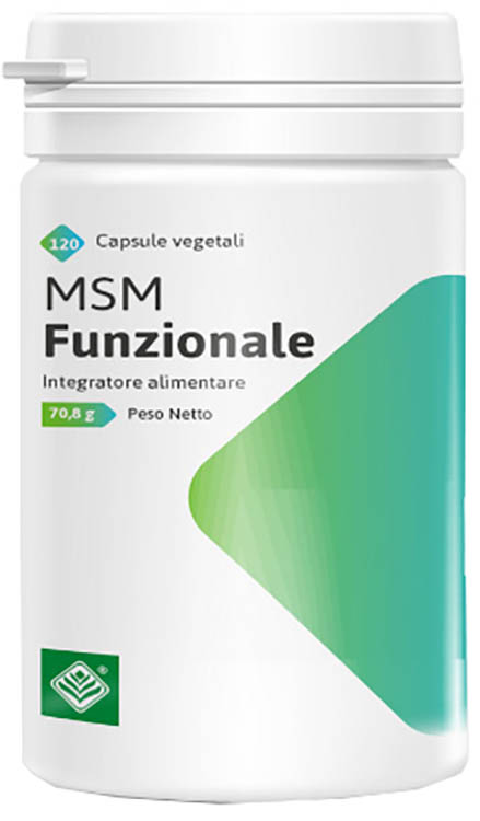MSM FUNZIONALE 120 CAPSULE DA 590 MG - FARMACIA33