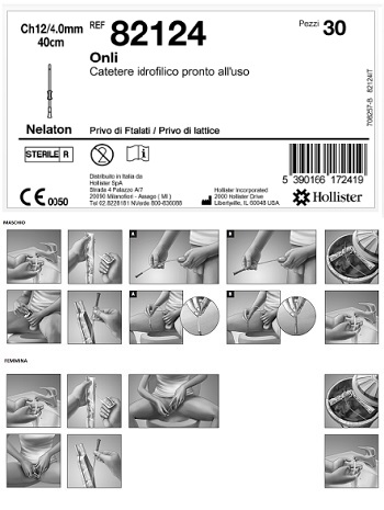 CATETERE IDROFILICO ONLI PRONTO ALL'USO 40 CM CH 12 30 PEZZI - FARMACIA33