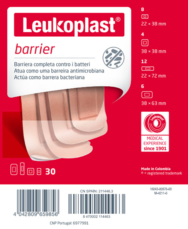 LEUKOPLAST BARRIER 30 PEZZI ASSORTITI - FARMACIA33