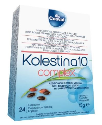 KOLESTINA 10 COMPLEX 24 CAPSULE 540 MG - FARMACIA33