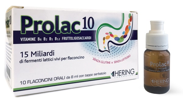 PROLAC10 FERMENTI LATTICI 15 MILIARDI 10 FLACONCINI 8 ML - FARMACIA33