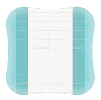 MEDICAZIONE SPECIALE ATTIVA TRASPARENTE CON IDROCOLLOIDE COMFEEL PLUS 10X10 CM 10 PEZZI - FARMACIA33