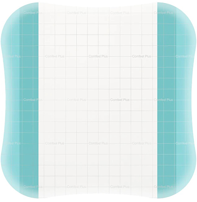 MEDICAZIONE SPECIALE ATTIVA TRASPARENTE CON IDROCOLLOIDE COMFEEL PLUS 20X20 CM 5 PEZZI - FARMACIA33