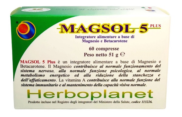 MAGSOL 5 PLUS 60 COMPRESSE - FARMACIA33