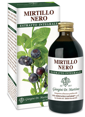 MIRTILLO NERO ESTRATTO INTEGRALE 200 ML - FARMACIA33