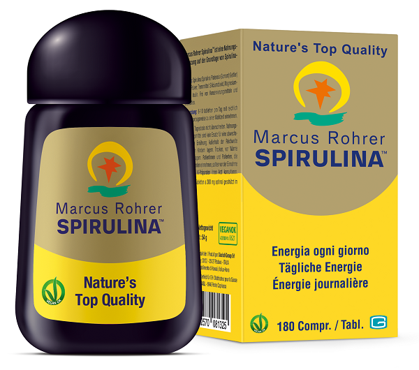 SPIRULINA MARCUS ROHRER 180 COMPRESSE - FARMACIA33