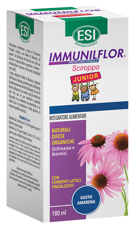 ESI IMMUNILFLOR SCIROPPO JUNIOR 180 ML - FARMACIA33