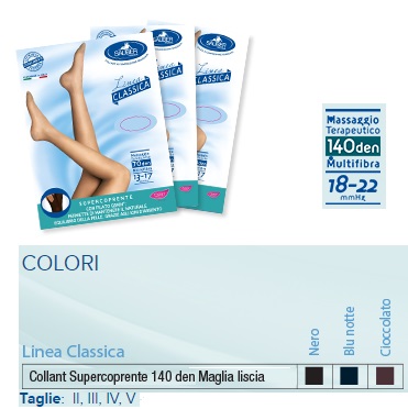 SAUBER COLLANT 140 DENARI SUPER COPRENTE MICRORETE CIOCCOLATO 2 LINEA CLASSICA - FARMACIA33