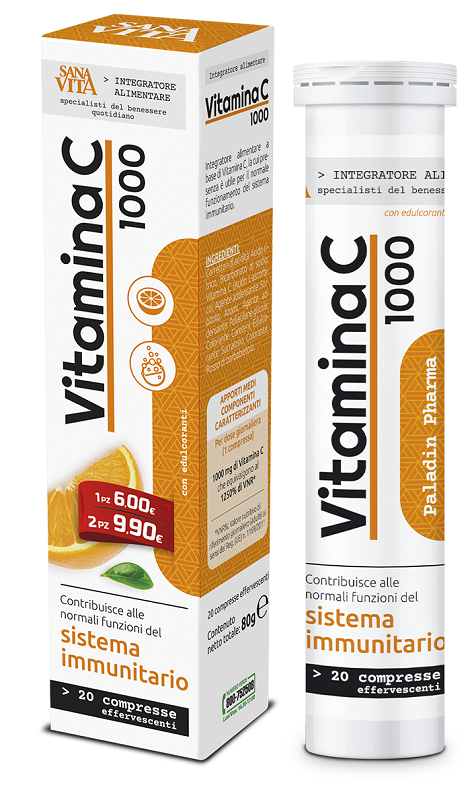 SANAVITA VITAMINA C 20 COMPRESSE EFFERVESCENTI - FARMACIA33
