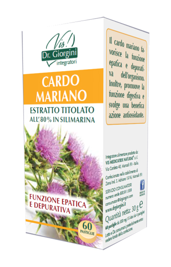 CARDO MARIANO ESTRATTO TITOLATO 60 PASTIGLIE - FARMACIA33
