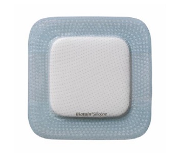 MEDICAZIONE BIATAIN IN SCHIUMA DI POLIURETANO CON BORDO ADESIVO IN SILICONE 10X20 CM 5 PEZZI - FARMACIA33