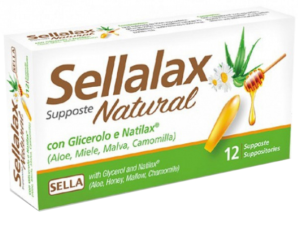 SELLALAX NATURAL MD 12 SUPPOSTE - FARMACIA33