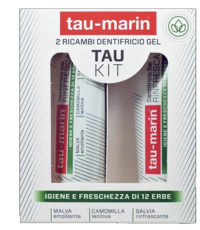 TAU MARIN DENTIFRICIO RINFRESCANTE RICARICA TAU KIT 2X20ML - FARMACIA33
