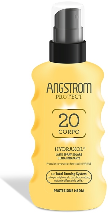ANGSTROM PROTECT HYDRAXOL LATTE SPRAY SOLARE PROTEZIONE 20 175 ML - FARMACIA33