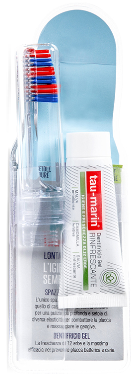 TAU MARIN TAU KIT SPAZZOLINO DURO NEW - FARMACIA33