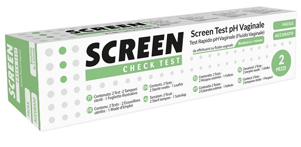 SCREEN TEST PH VAGINALE 2 PEZZI - FARMACIA33