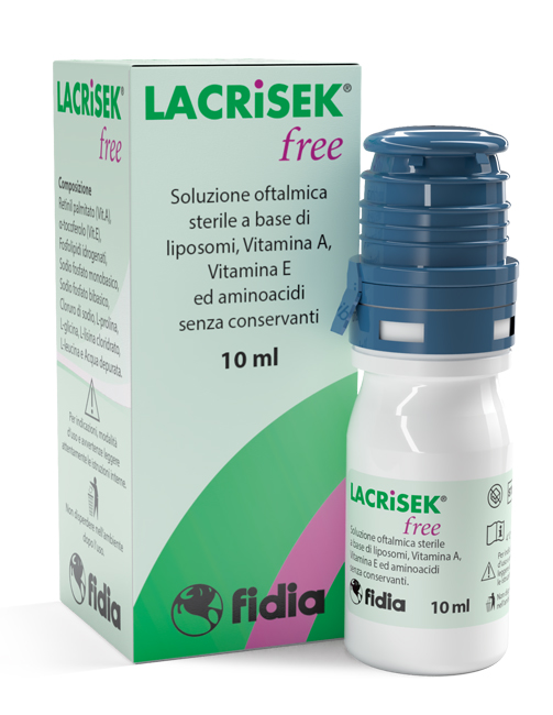 LACRISEK FREE SOLUZIONE OFTALMICA SENZA CONSERVANTI 10 ML - FARMACIA33