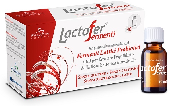 LACTOFER FERMENTI 10 FLACONCINI 10 ML - FARMACIA33