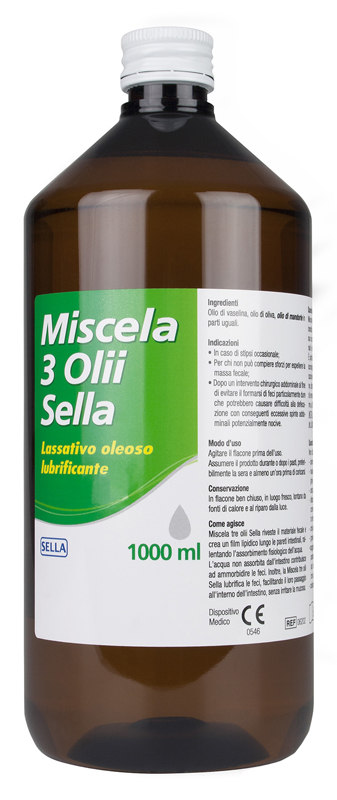 MISCELA 3 OLI LASSATIVO MD SELLA 1 L - FARMACIA33