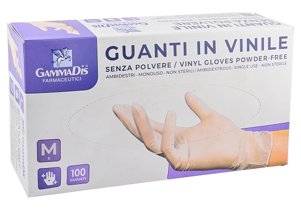 GUANTI VINILE SENZA POLVERE SMALL 100 PEZZI - FARMACIA33