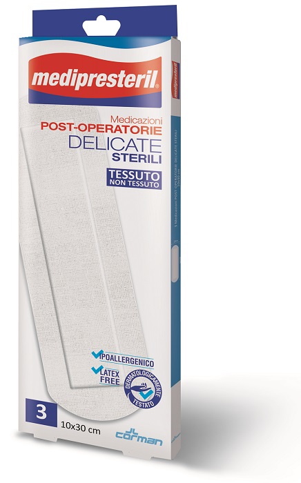MEDIPRESTERIL MEDICAZIONI POST OPERATORIE DELICATE 10 X 30 3 PEZZI - FARMACIA33