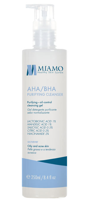 MIAMO ACNEVER AHA/BHA PURIFYING CLEANSER 250 ML - FARMACIA33