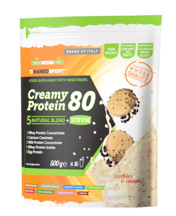 CREAMY PROTEIN 80 COOKIES & CREAM 500 G - FARMACIA33