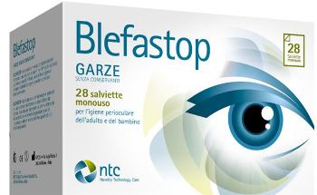 BLEFASTOP GARZA CON HY-TER IN COTONE PIEGATA CON FILO DI BARIO 28 PEZZI - FARMACIA33