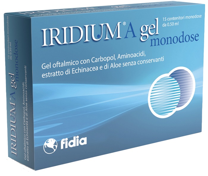 IRIDIUM A GEL OFTALMICO MONODOSE 15 CONTENITORI DA 0,50 ML - FARMACIA33