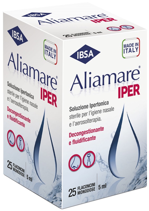 ALIAMARE 25 FLACONCINI IPERTONICI DA 5 ML - FARMACIA33