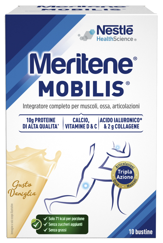 MERITENE MOBILIS GUSTO VANIGLIA 10 BUSTINE DA 21 G  - FARMACIA33