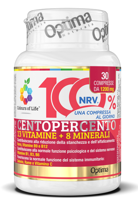 COLOURS OF LIFE CENTOPERCENTO 30 COMPRESSE 1200 MG - FARMACIA33