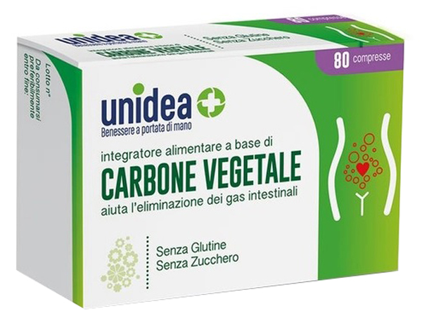 UNIDEA CARBONE VEG 80 COMPRESSE - FARMACIA33