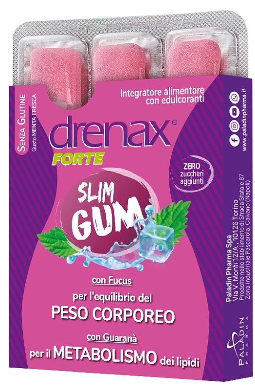 DRENAX SLIM DIMAGRANTE 9 GUM - FARMACIA33