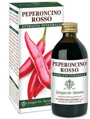 PEPERONCINO ROSSO ESTRATTO INTEGRALE 200 ML - FARMACIA33