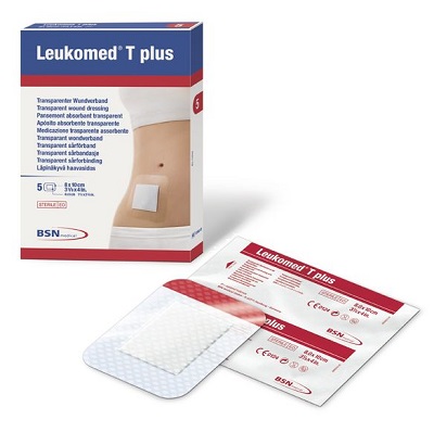 LEUKOMED T PLUS MEDICAZIONE POST-OPERATORIA TRASPARENTE IMPERMEABILE 7,2 X 5 CM - FARMACIA33