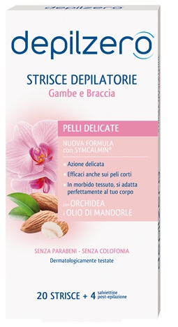 DEPILZERO STRISCE GAMBE BRACCIA 20 PEZZI - FARMACIA33