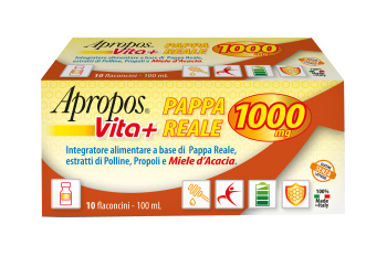 APROPOS VITA+ PAPPA REALE 1000MG 10 FLACONCINI DA 10 ML - FARMACIA33