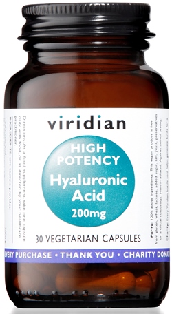 VIRIDIAN HYALURONIC ACID HIGH POTENCY 30 CAPSULE VIRIDIAN ACIDO IALURONICO ALTA CONCENTRAZIONE - FARMACIA33