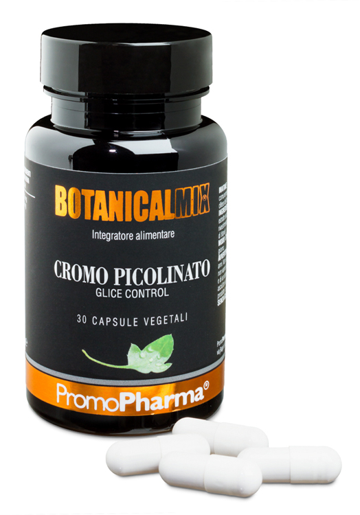 CROMO PICOLINATO GLICE CONTROL BOTANICAL MIX 30 CAPSULE - FARMACIA33