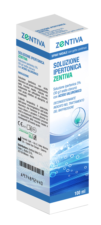 SOLUZIONE IPERTONICA ZENTIVA SPRAY NASALE 100 ML - FARMACIA33