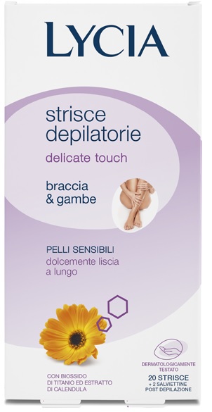 LYCIA 20 STRISCE BRACCIA/GAMBE PELLI DELICATE 12 PEZZI - FARMACIA33