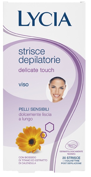 LYCIA 20 STRISCE VISO DELICATE 12 PEZZI - FARMACIA33