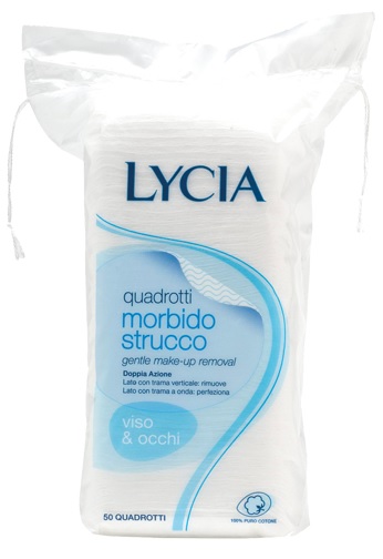 LYCIA 50 QUADROTTI COTONE STRISCIA 12 PEZZI - FARMACIA33
