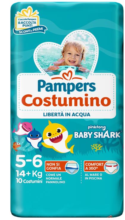 PAMPERS COSTUMINO CP 10 TG 5+ TG 5+ 10 PEZZI - FARMACIA33