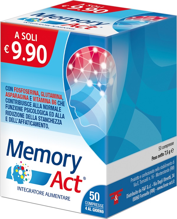 MEMORY ACT 50 COMPRESSE - FARMACIA33