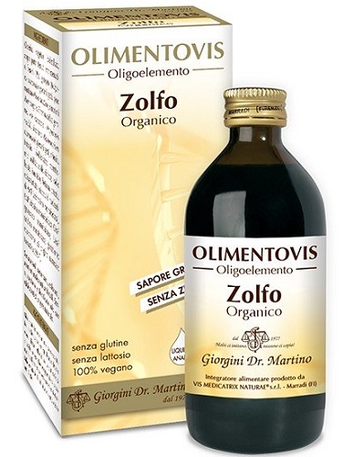 ZOLFO ORGANICO OLIMENTOVIS 200 ML - FARMACIA33