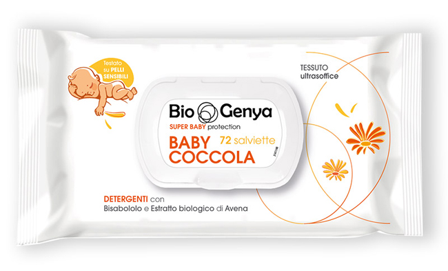 BIOGENYA SUPER BABY PROTECTION 72 SALVIETTE BABY COCCOLA DETERGENTI - FARMACIA33