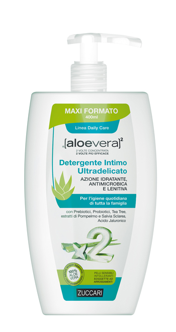 ALOEVERA2 DETERGENTE INTIMO ULTRADELICATO 400 ML - FARMACIA33